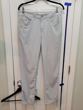 Tasc Performance Men's Light Gray Chinos - Modern Straight Fit